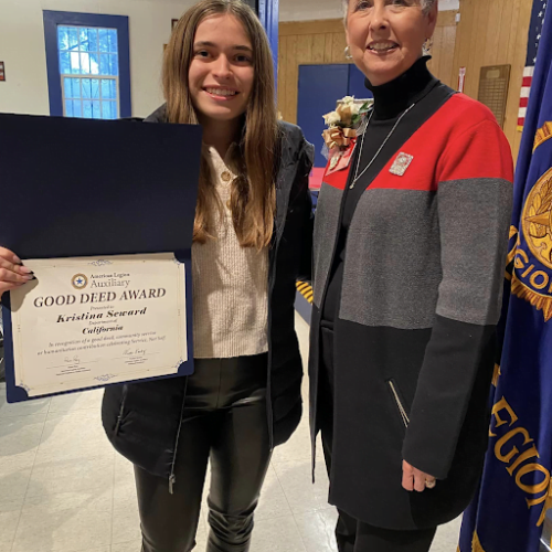 Junior with National President